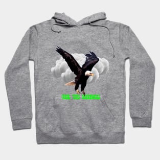 Feel The Freedom Eagle In The Sky Hoodie